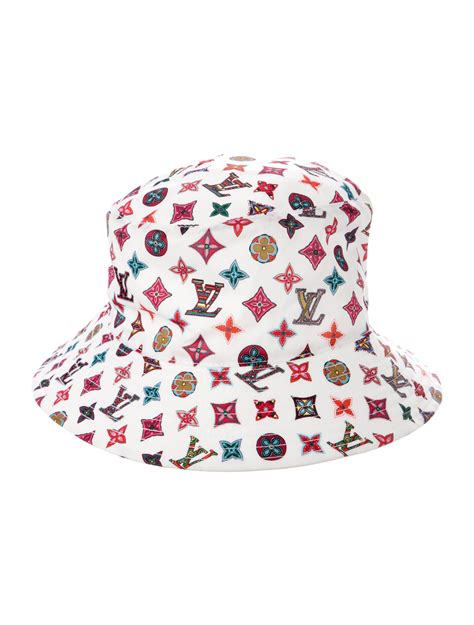 white louis vuitton bucket hat|louis vuitton monogram hat.